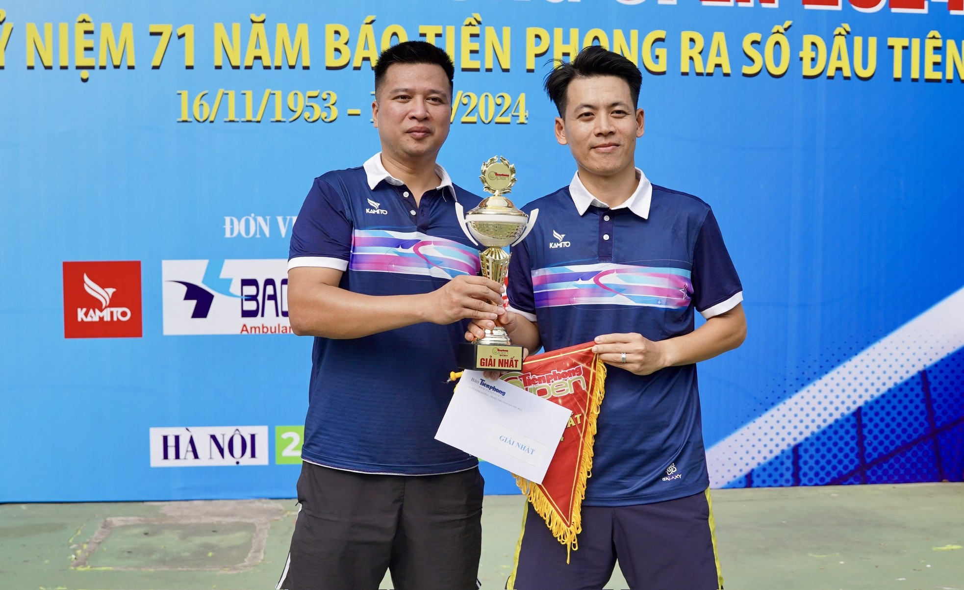 Các tay vợt CLB Tiền Phong đăng quang Giải tennis Tiền Phong mở rộng năm 2024 ảnh 3