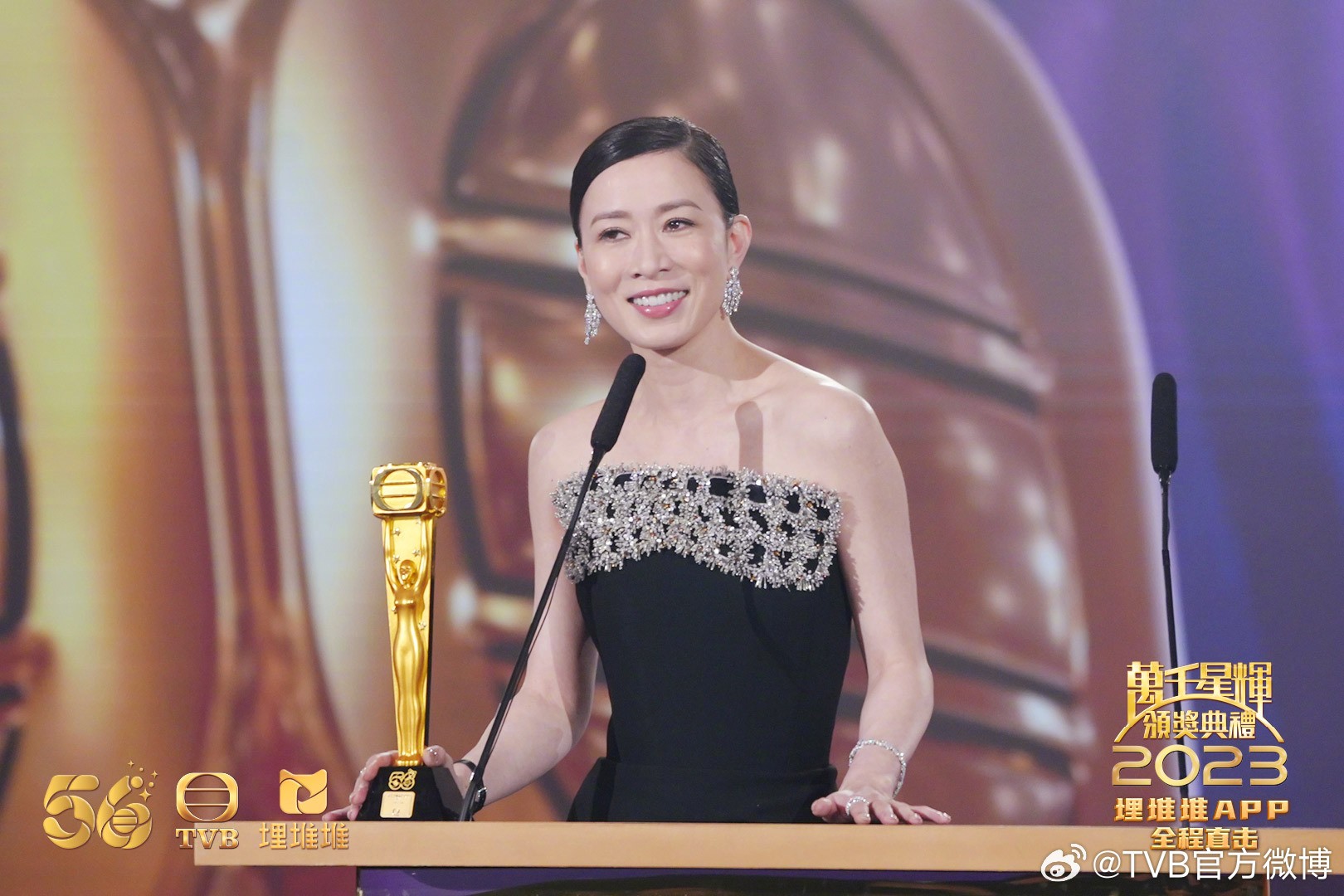 Xa Thi Mạn nhận giải mỏi tay ở TVB 2023 ảnh 4