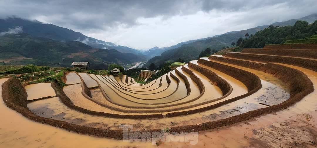 Vẻ đẹp ruộng bậc thang Mù Cang Chải mùa nước đổ ảnh 5