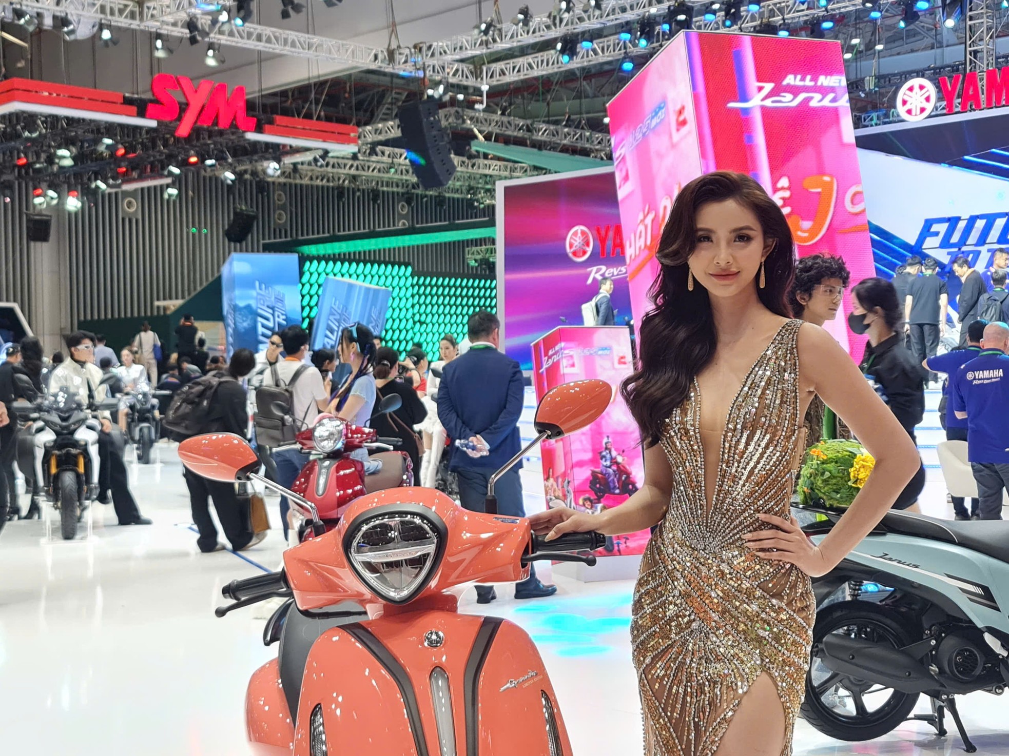 'Bóng hồng' khoe sắc tại Vietnam Motor Show 2024 ảnh 8