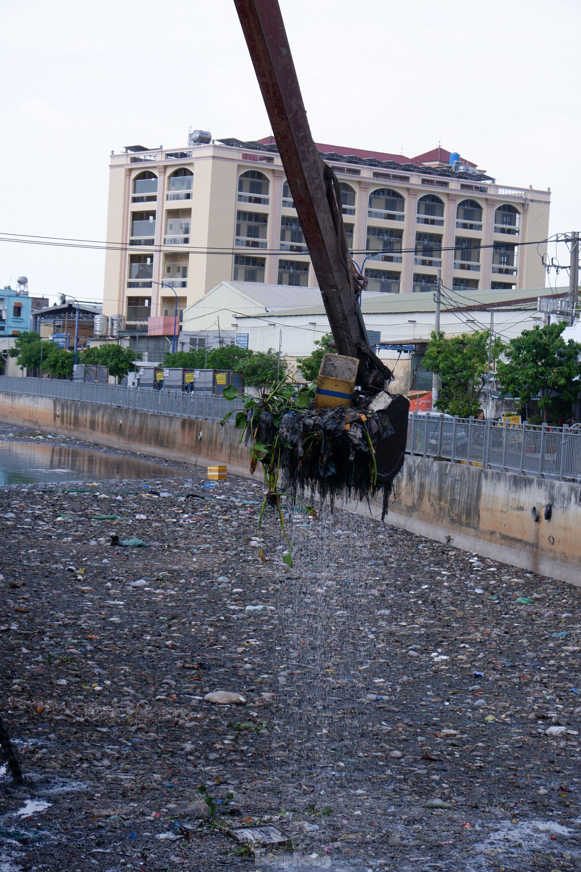 Cấp tập 'giải cứu' kênh Nước Đen ngập rác ở TPHCM ảnh 14