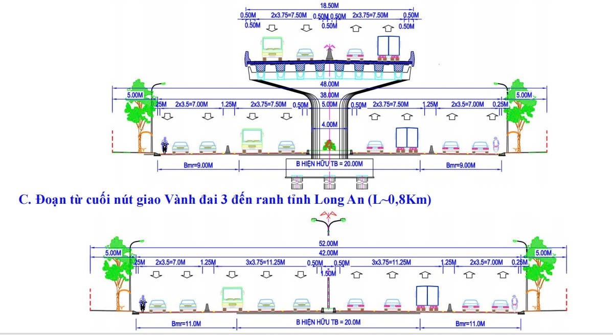 Toàn cảnh thiết kế 5 dự án BOT cửa ngõ TPHCM ảnh 9