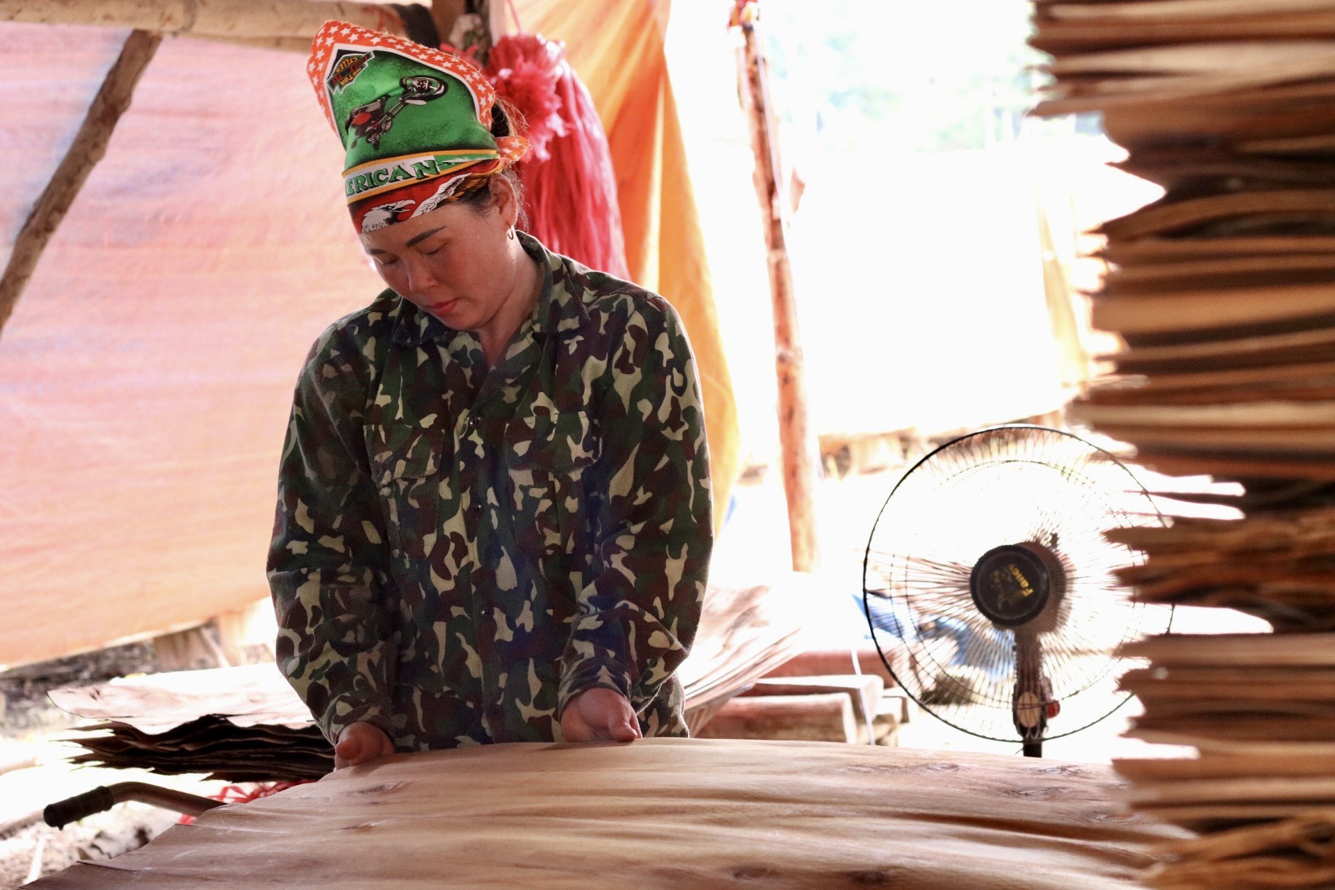 Làng nghề làm ván bóc Đồng Cướm (Tuyên Quang) ảnh 14