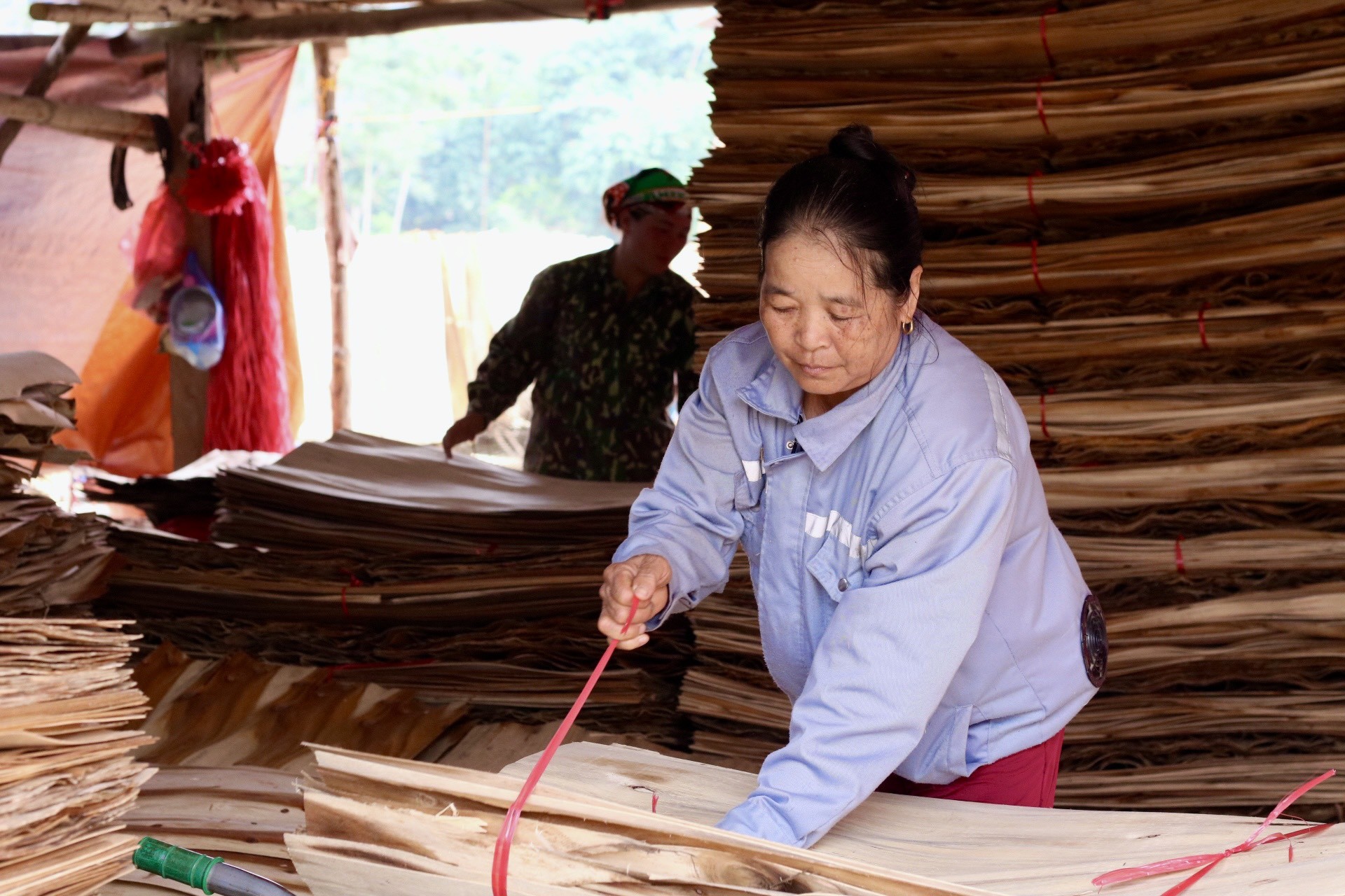 Làng nghề làm ván bóc Đồng Cướm (Tuyên Quang) ảnh 13