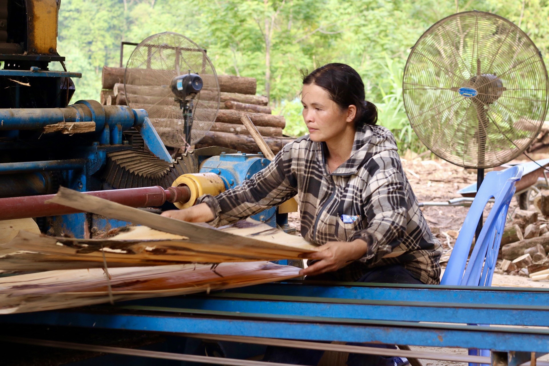 Làng nghề làm ván bóc Đồng Cướm (Tuyên Quang) ảnh 4