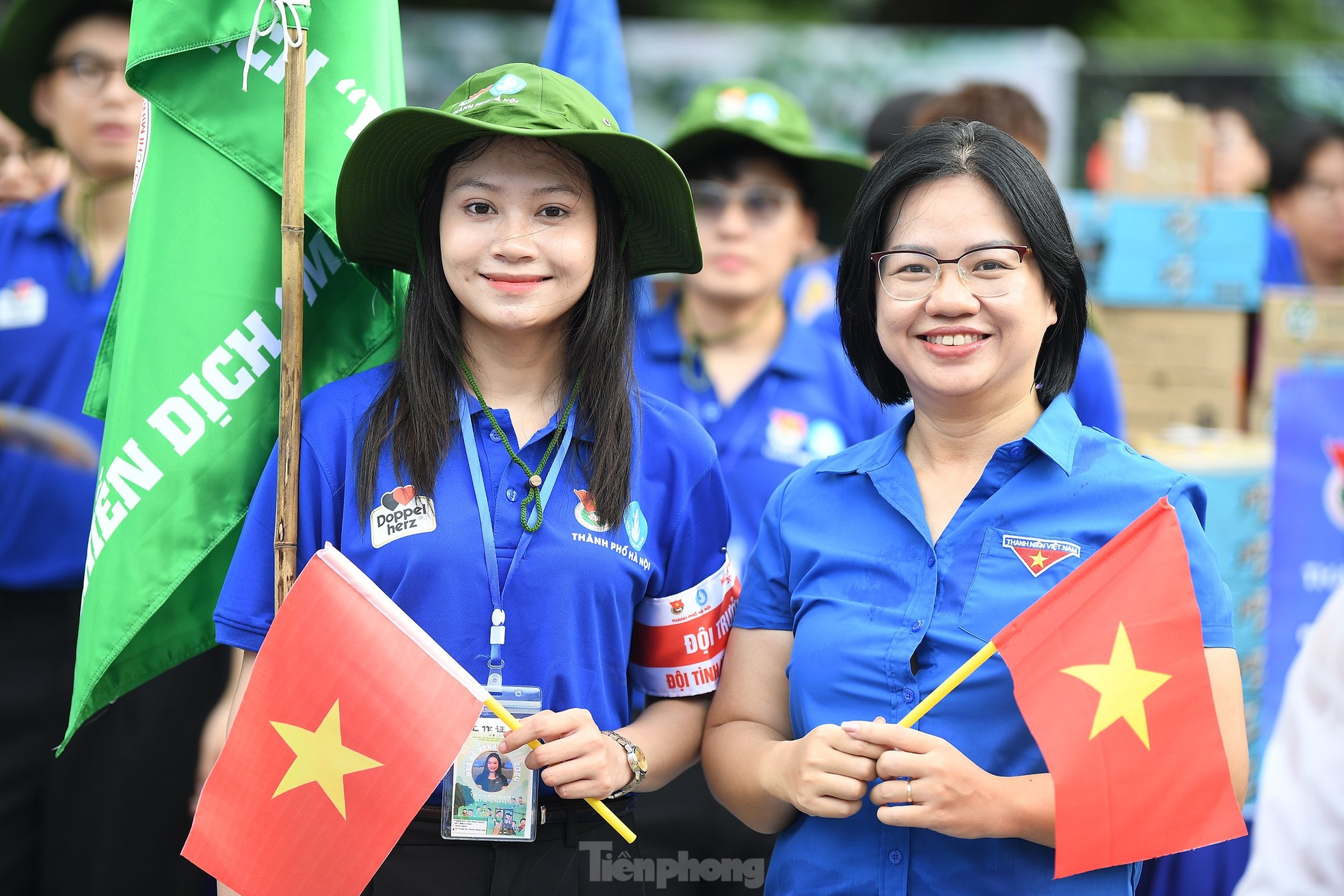 Gần 2.000 chiến sĩ tình nguyện 'Mùa hè xanh' Thủ đô tiến quân về các mặt trận ảnh 13