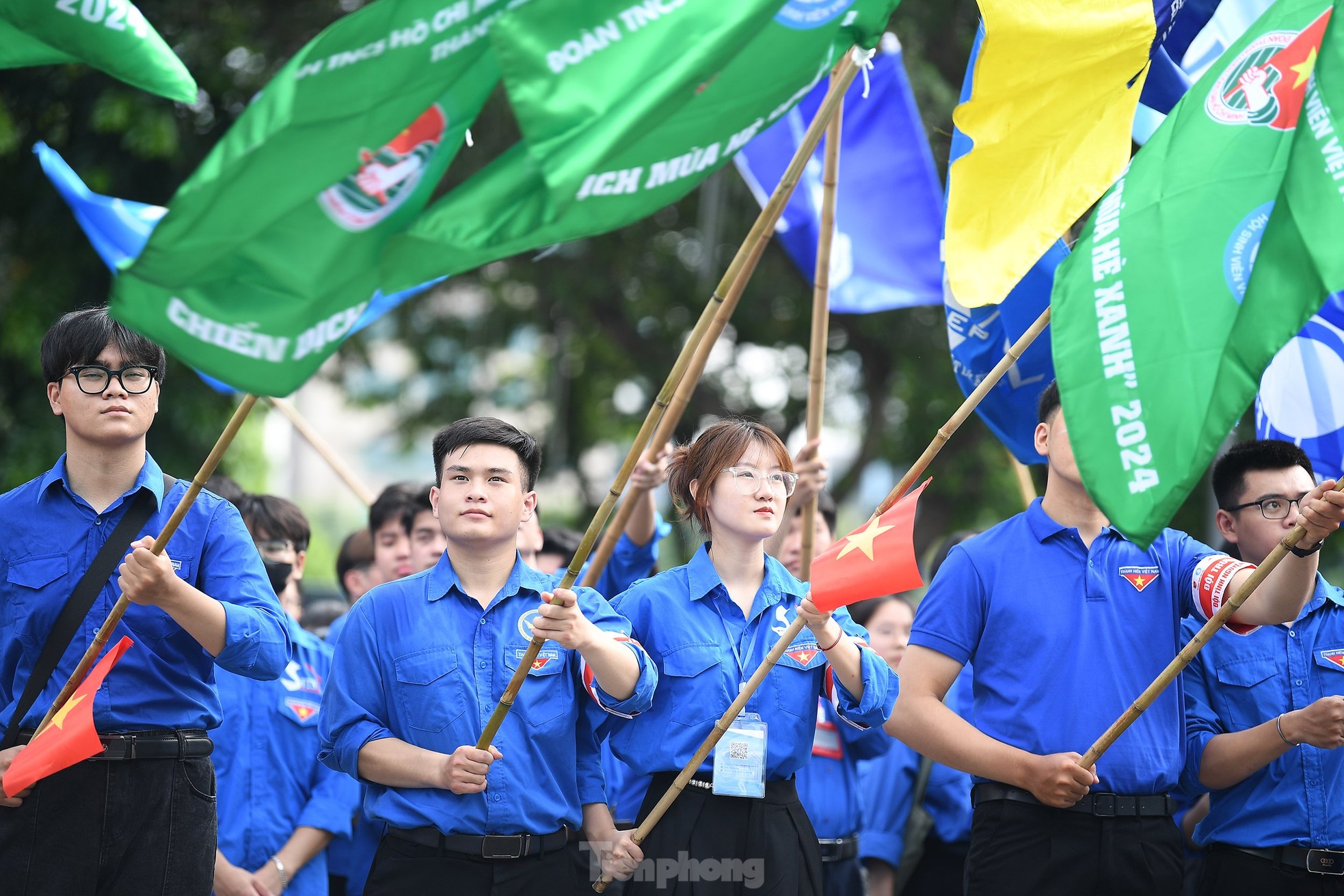 Gần 2.000 chiến sĩ tình nguyện 'Mùa hè xanh' Thủ đô tiến quân về các mặt trận ảnh 5