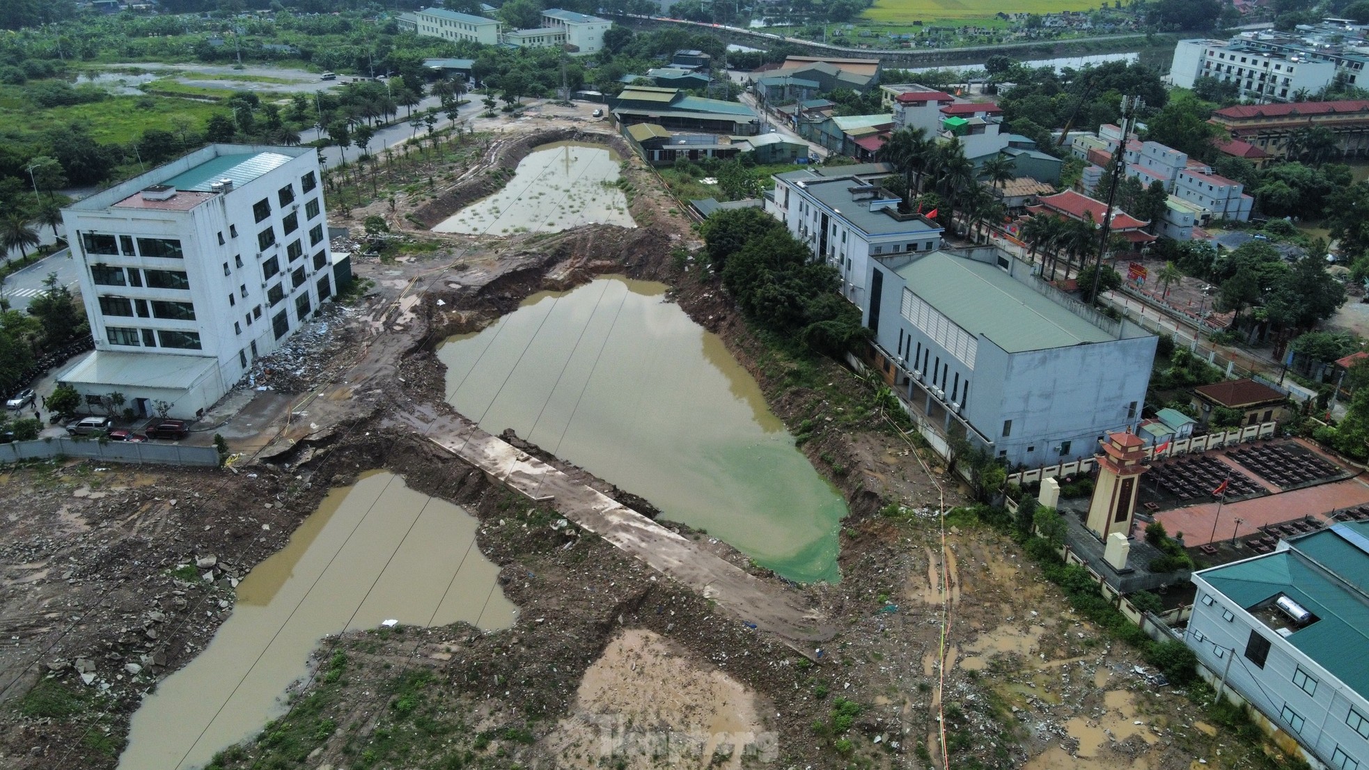 Sau bán đất sai quy hoạch, KĐT Thanh Hà lại múc đất, làm hồ trên khu quy hoạch cây xanh ảnh 6