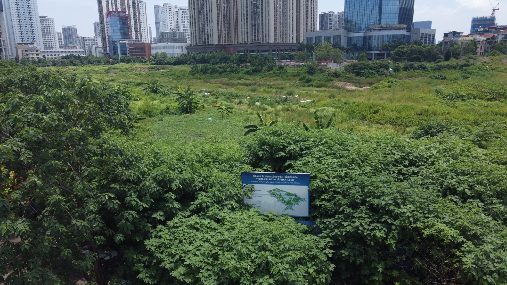 Cận cảnh dự án công viên hồ điều hòa vẫn 'nằm trên giấy' sau 15 năm Hà Nội yêu cầu rà soát ảnh 6