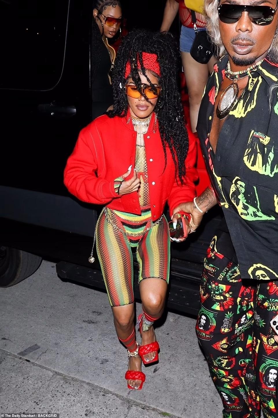 A series of stars dressed like nothing, showing off their sexy bodies at Cardi B's birthday party photo 6