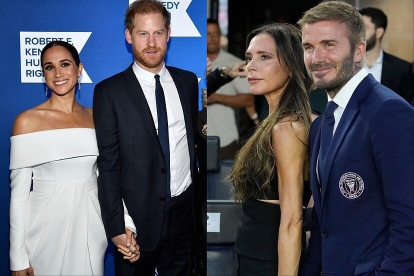 The reason why Harry and Meghan turned against the Beckham family photo 1