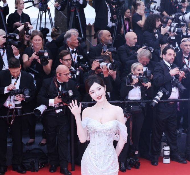 Sao Trung Quốc mặc hở bị bảo vệ mời rời khỏi thảm đỏ Cannes ảnh 4