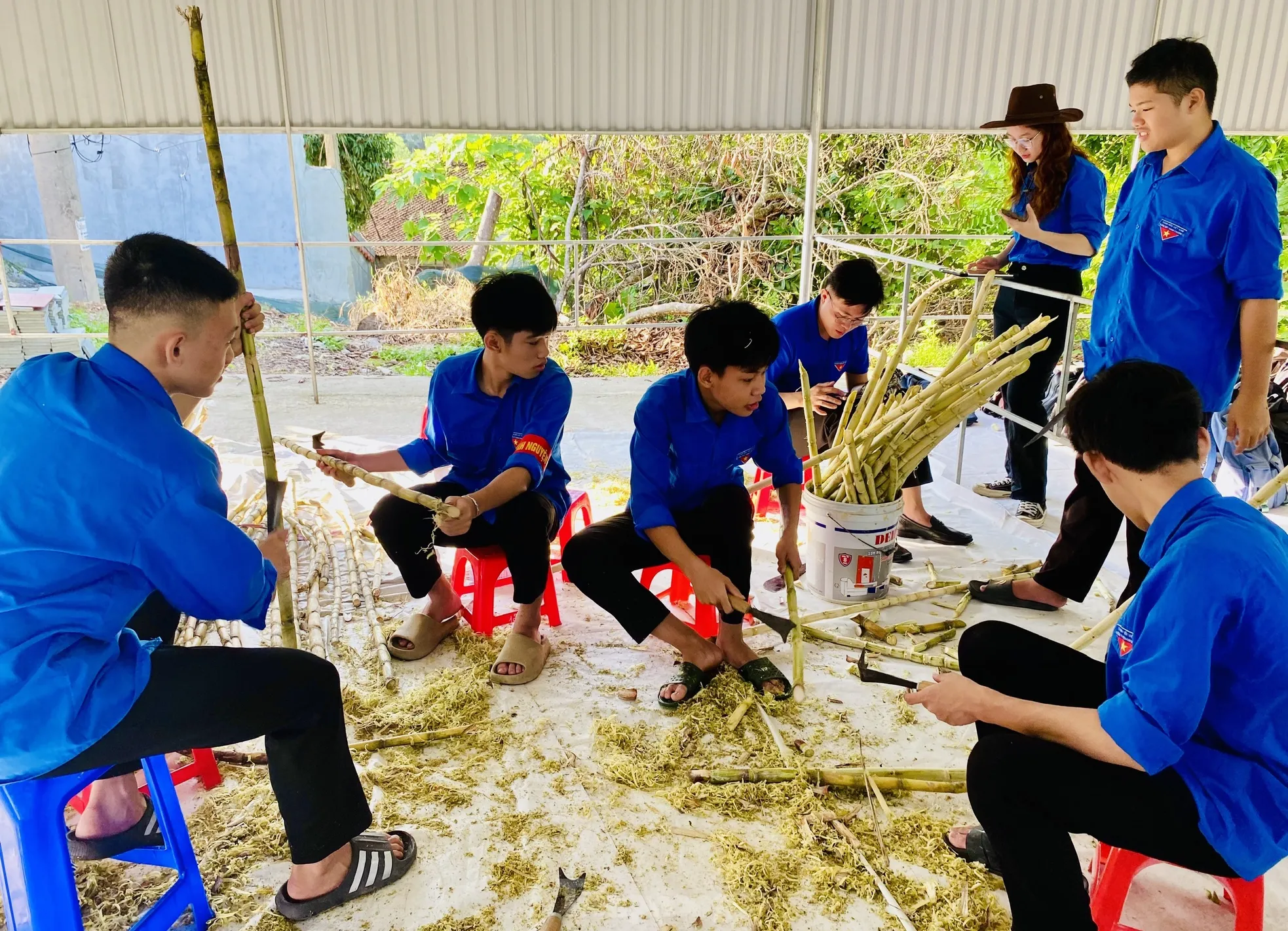 Sắc xanh tình nguyện đồng hành sĩ tử vượt vũ môn ảnh 16
