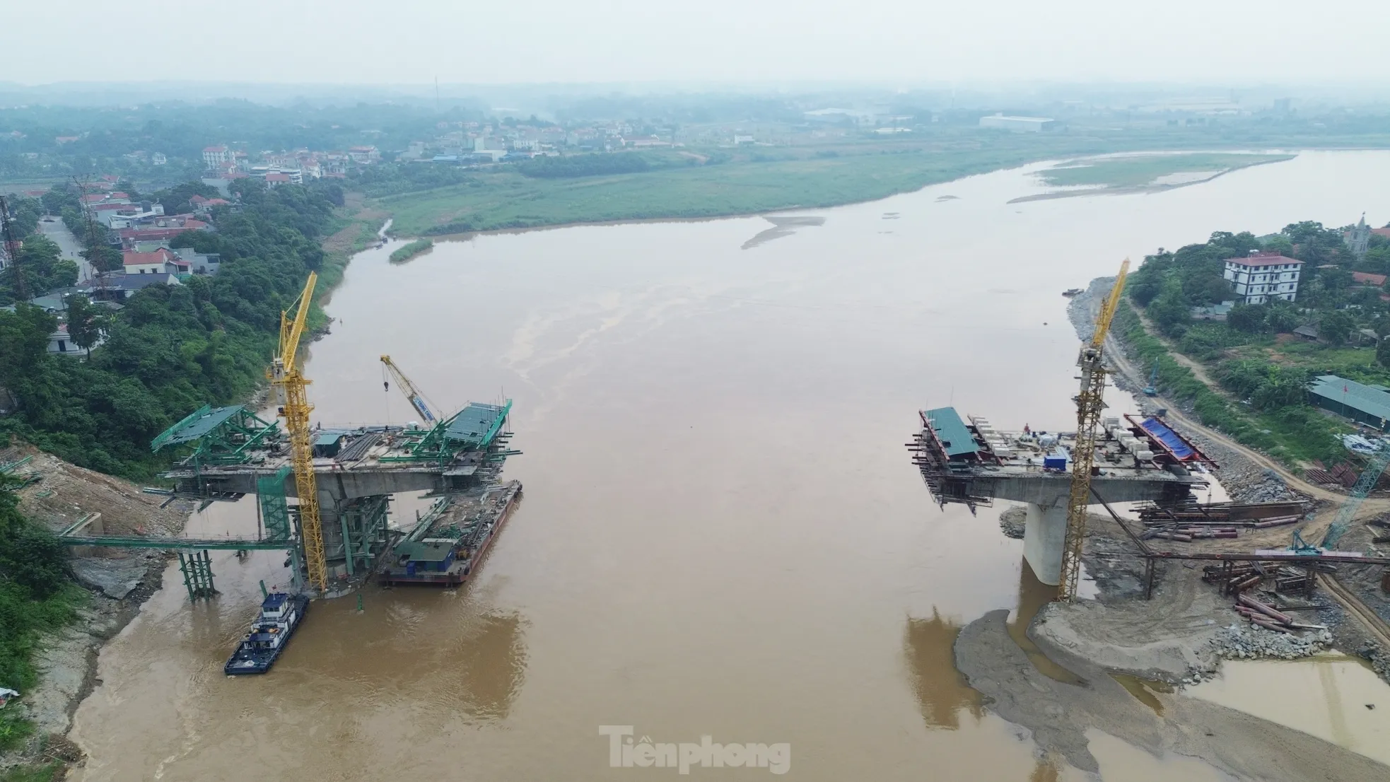 Hình ảnh cầu Phong Châu mới khi chỉ còn hơn 4 tháng nữa phải thông xe ảnh 1