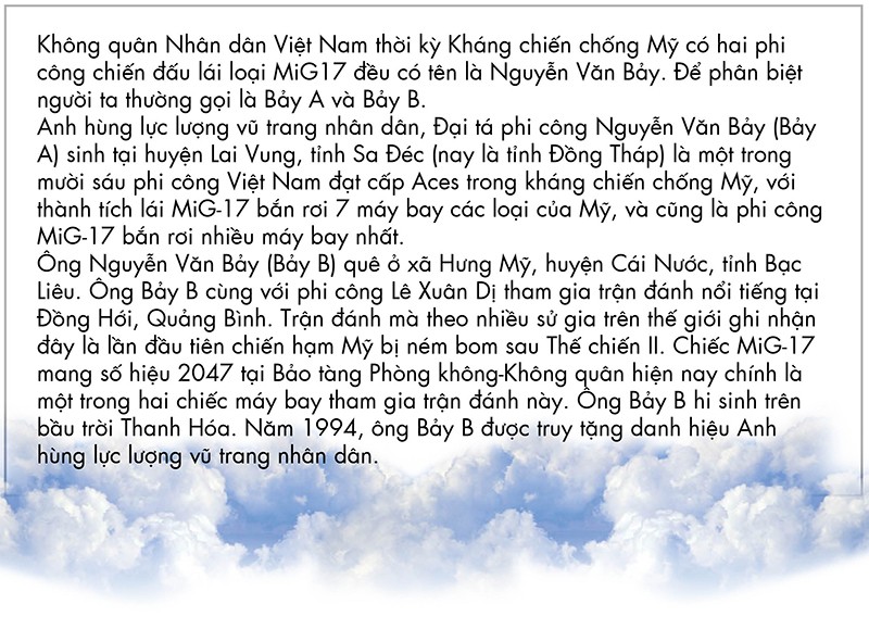 Cuộc đời huyền thoại của Anh hùng phi công Nguyễn Văn Bảy ảnh 7