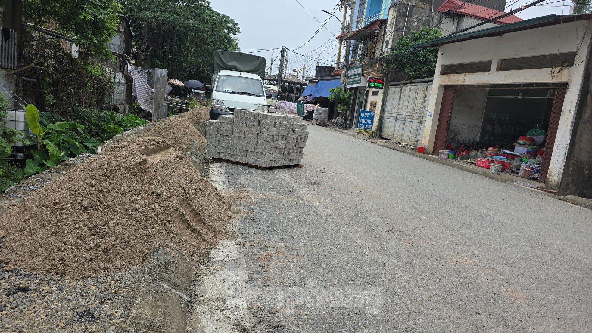 Dự án đường giao thông tại Chương Mỹ dài 3 km thi công 3 năm chưa xong ảnh 4