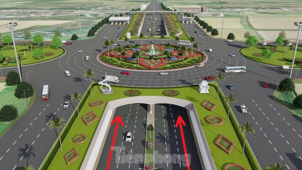 Hình ảnh nút giao 3 tầng kết nối cao tốc Pháp Vân - Ninh Bình với Vành đai 5 ảnh 4