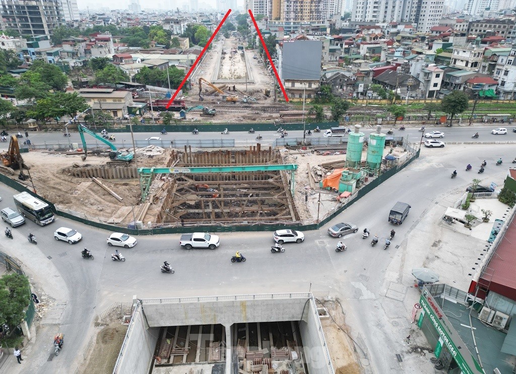 Hầm chui nút giao Giải Phóng - Kim Đồng đạt hơn 70%, về đích vào cuối năm ảnh 4