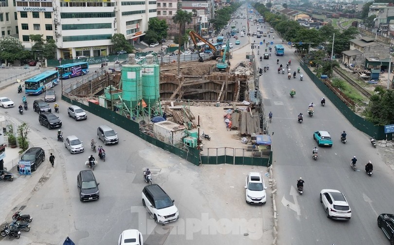 Hầm chui nút giao Giải Phóng - Kim Đồng đạt hơn 70%, về đích vào cuối năm ảnh 7