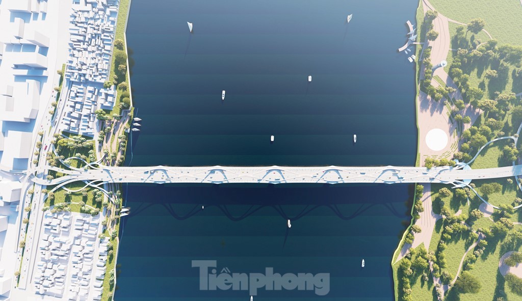 Hình ảnh thiết kế 6 cầu qua sông Hồng sẽ khởi công năm 2025 ảnh 6