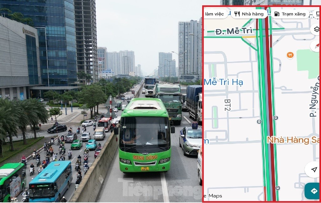 Đường Vành đai 3 ùn tắc nhưng công trường ‘vắng bóng’ công nhân ảnh 4