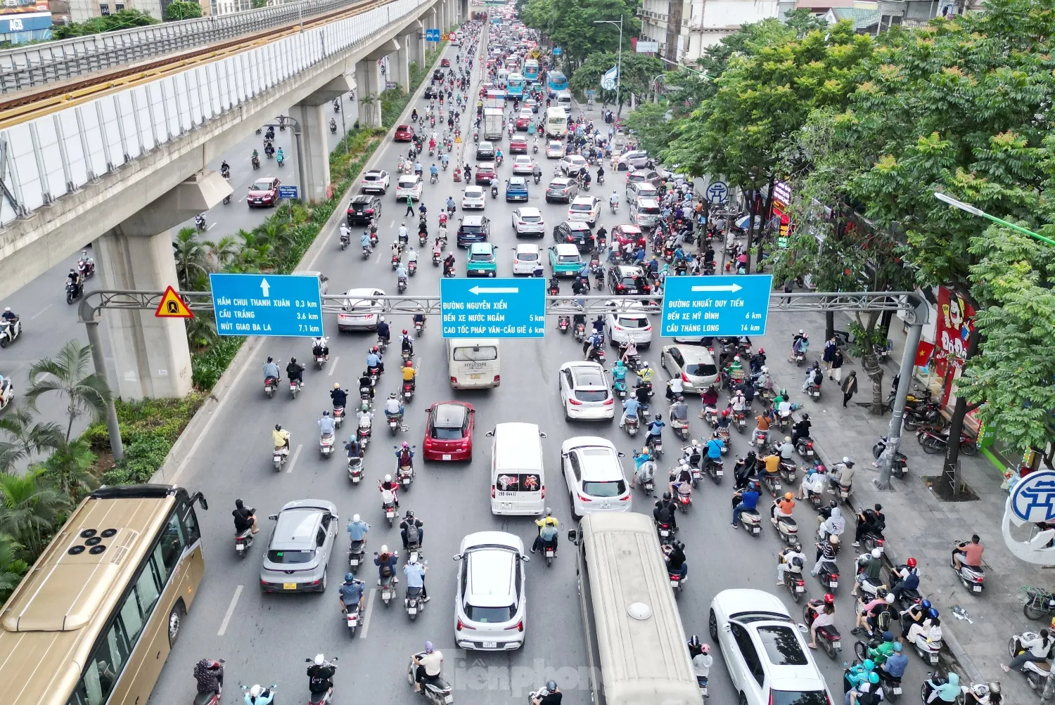 Thực trạng đường Nguyễn Trãi sau 3 năm phân làn ảnh 5