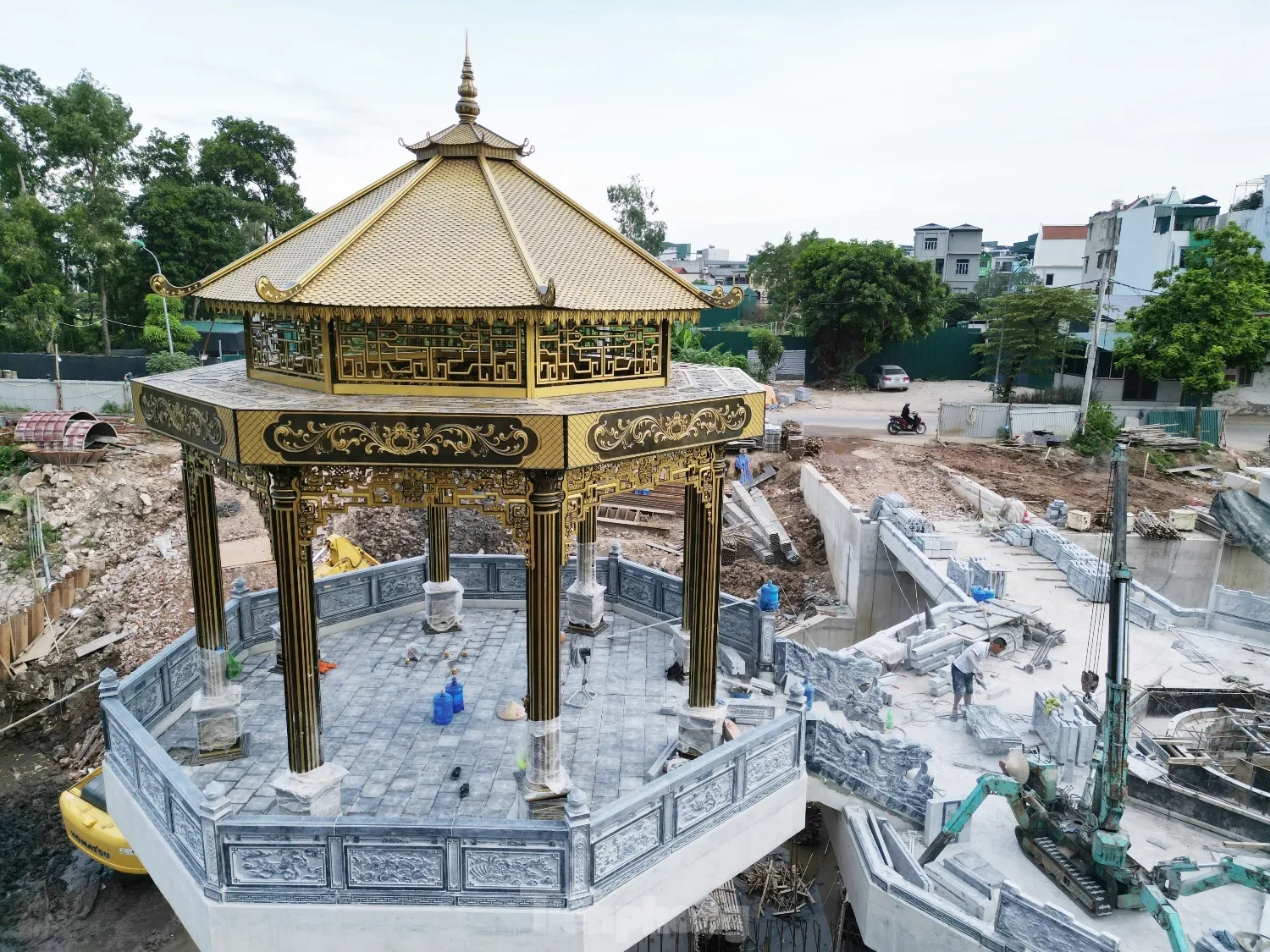 Đài quan sát 'lạ mắt' trên đập dâng sông Tô Lịch sẽ phục vụ tham quan ảnh 6