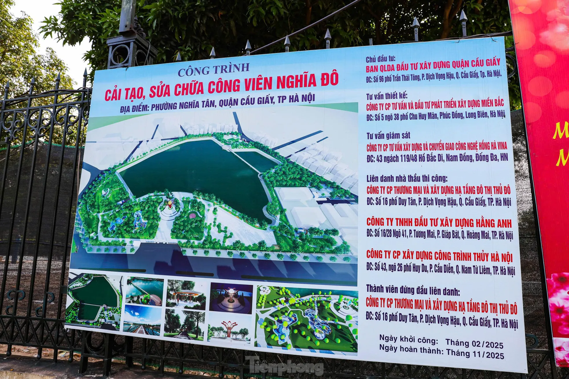 Người Hà Nội tập thể dục trong công trường xây dựng công viên ảnh 16