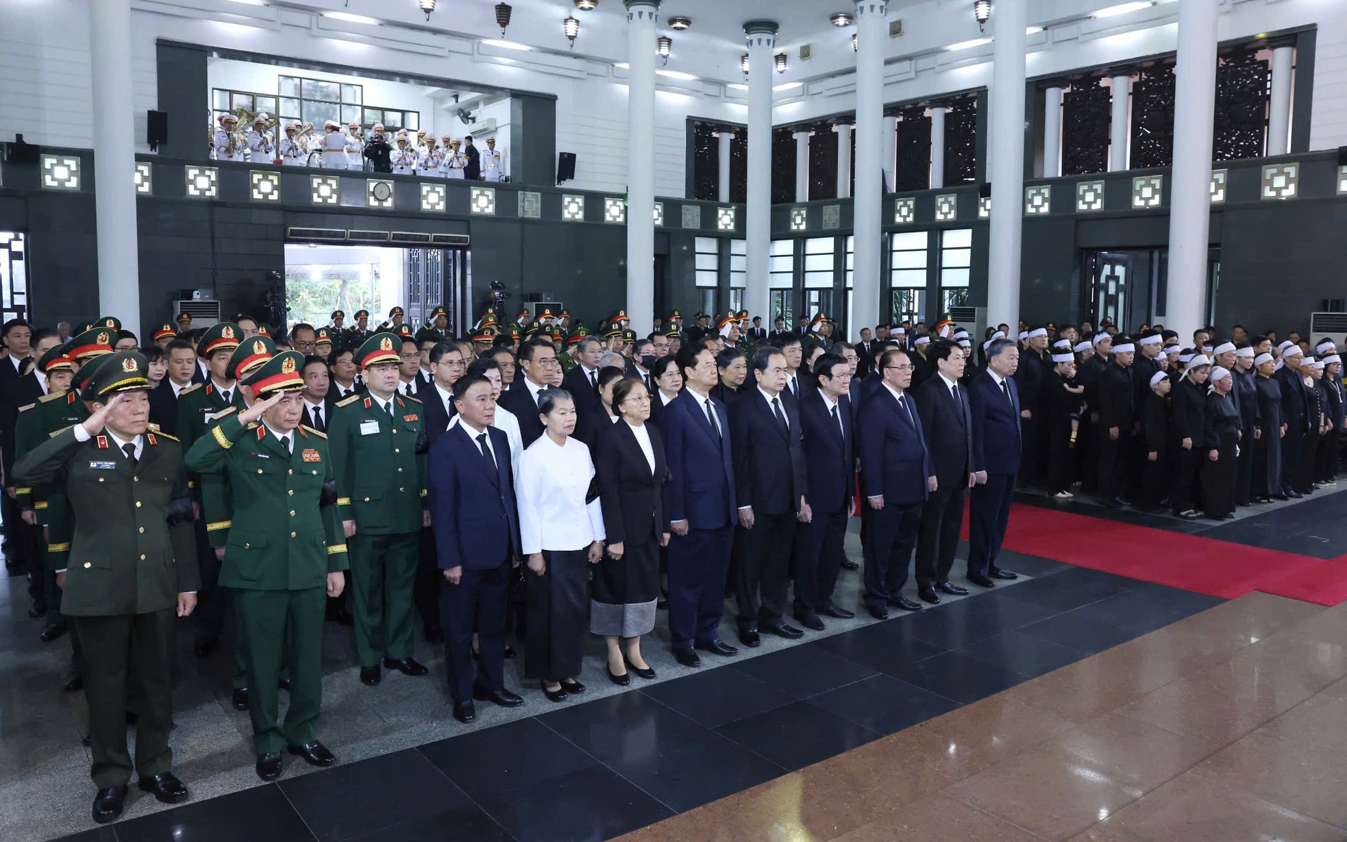 Toàn cảnh lễ truy điệu, tiễn đưa nguyên Chủ tịch nước Trần Đức Lương ảnh 2