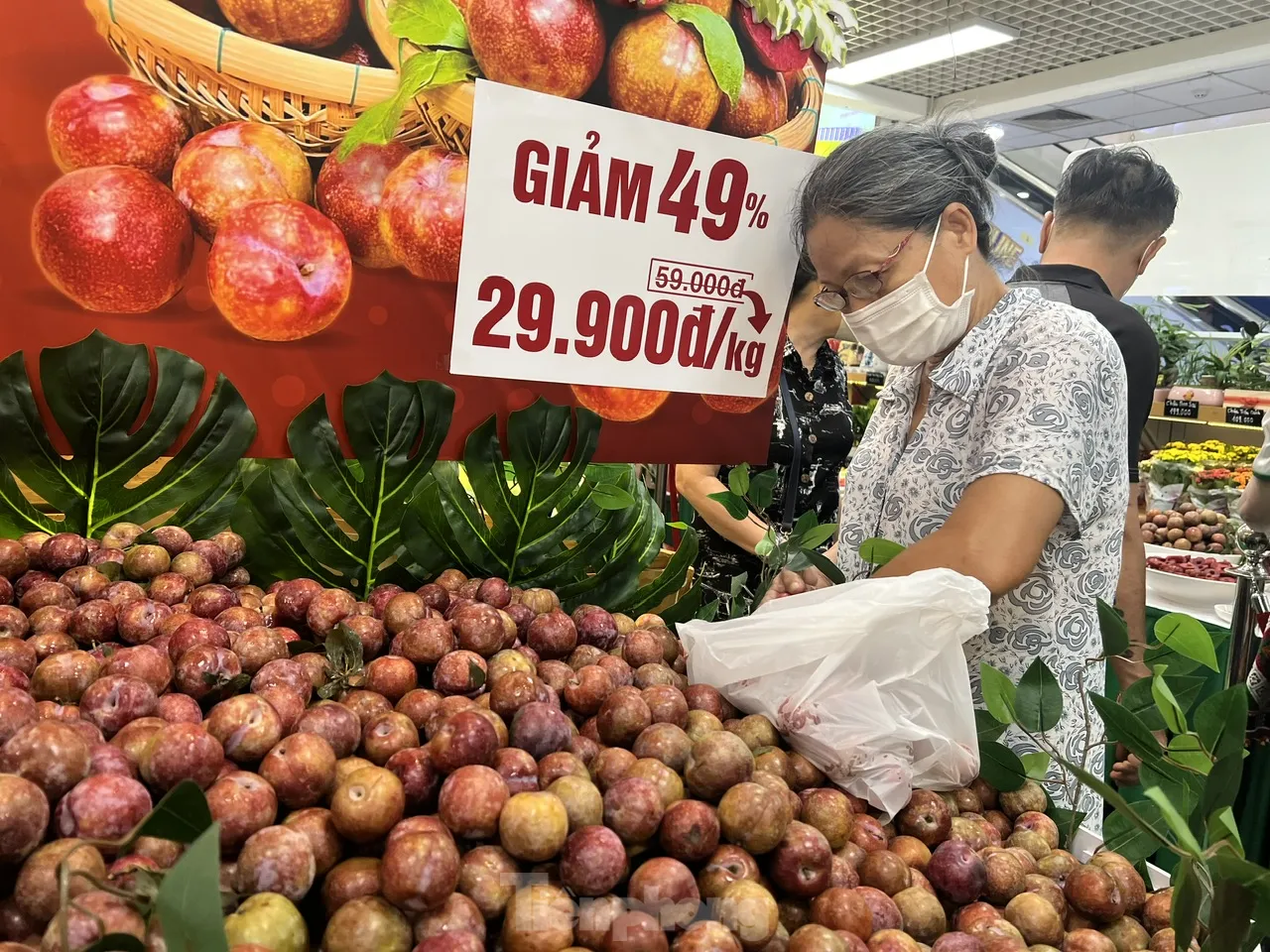 Bất ngờ với giá mận hậu vào mùa ở TPHCM ảnh 1
