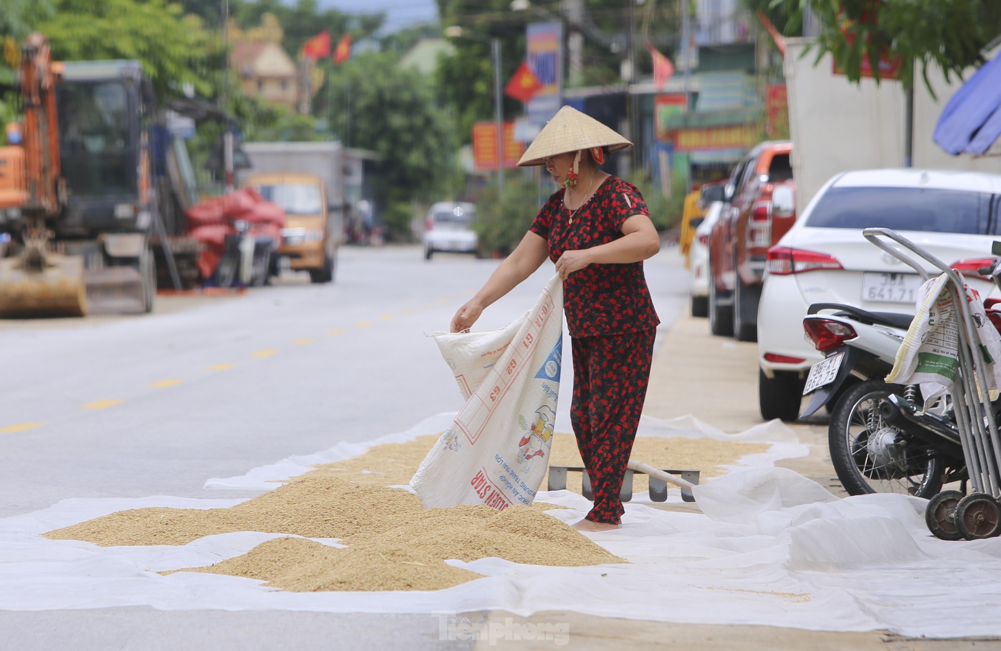 Nông dân Hà Tĩnh ngâm mình cứu hàng nghìn ha lúa bị lũ nhấn chìm ảnh 17