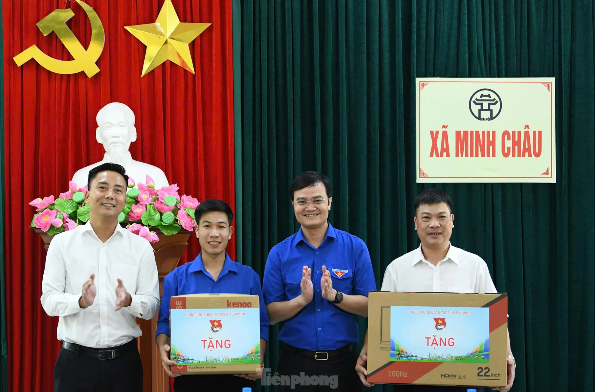 Ban Bí thư Trung ương Đoàn thăm, tặng quà đội hình tình nguyện hỗ trợ vận hành chính quyền hai cấp ảnh 8