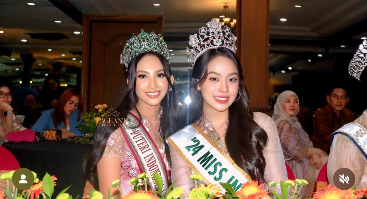 Thanh Thủy trong khung hình với 3 hoa hậu quốc tế ảnh 9