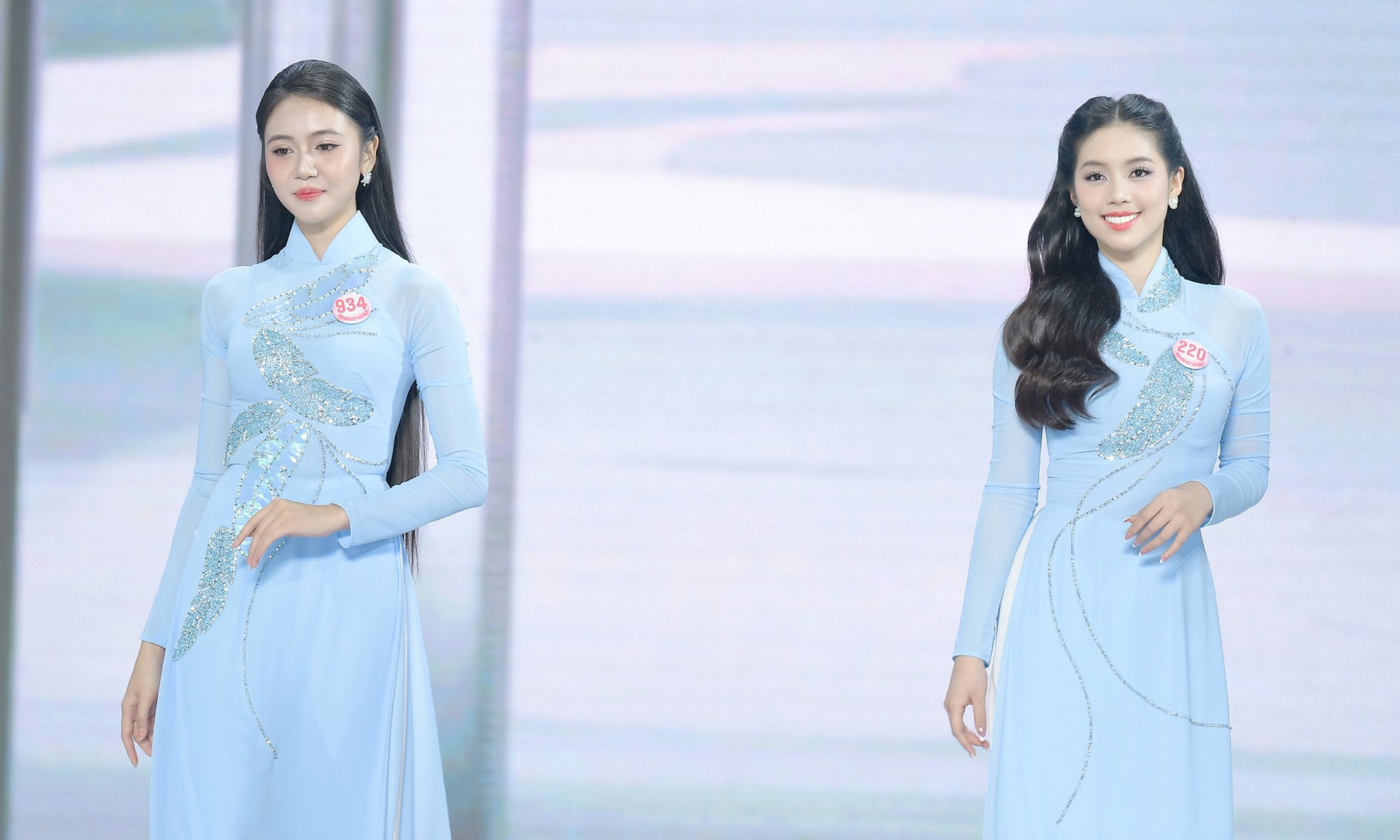 Vẻ rạng ngời của nữ quân nhân ở Hoa hậu Việt Nam ảnh 1