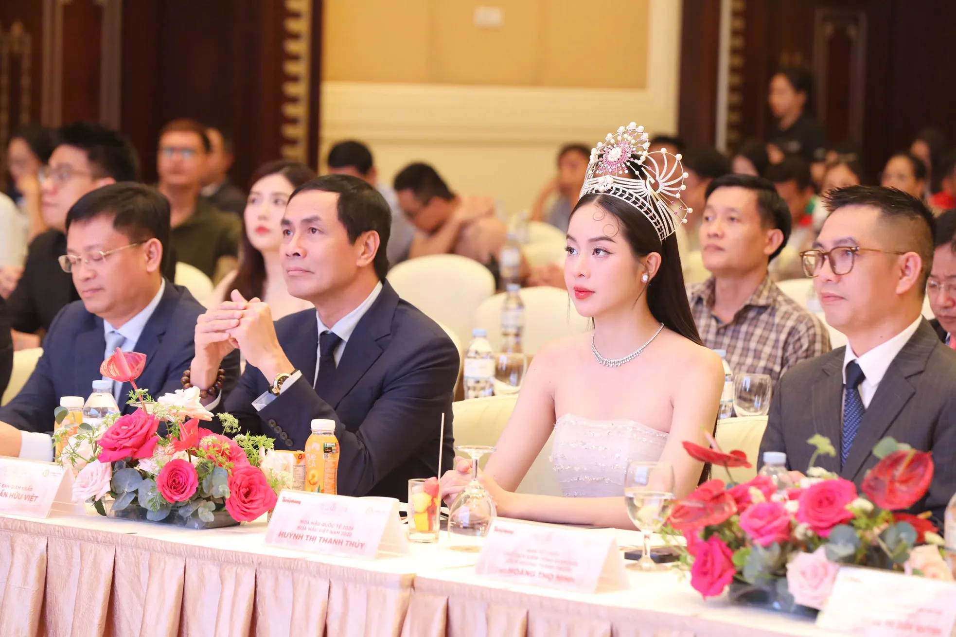 Thanh Thủy trước khi trao lại vương miện ảnh 14