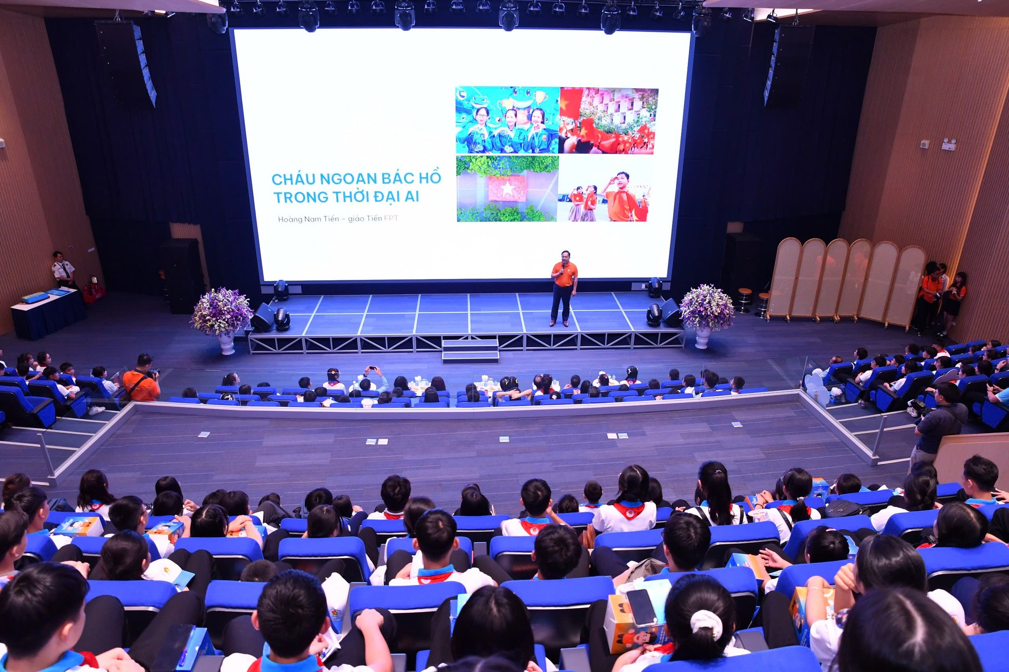 Đại biểu Cháu ngoan Bác Hồ trải nghiệm không gian sáng tạo tại các tập đoàn hàng đầu Việt Nam ảnh 14