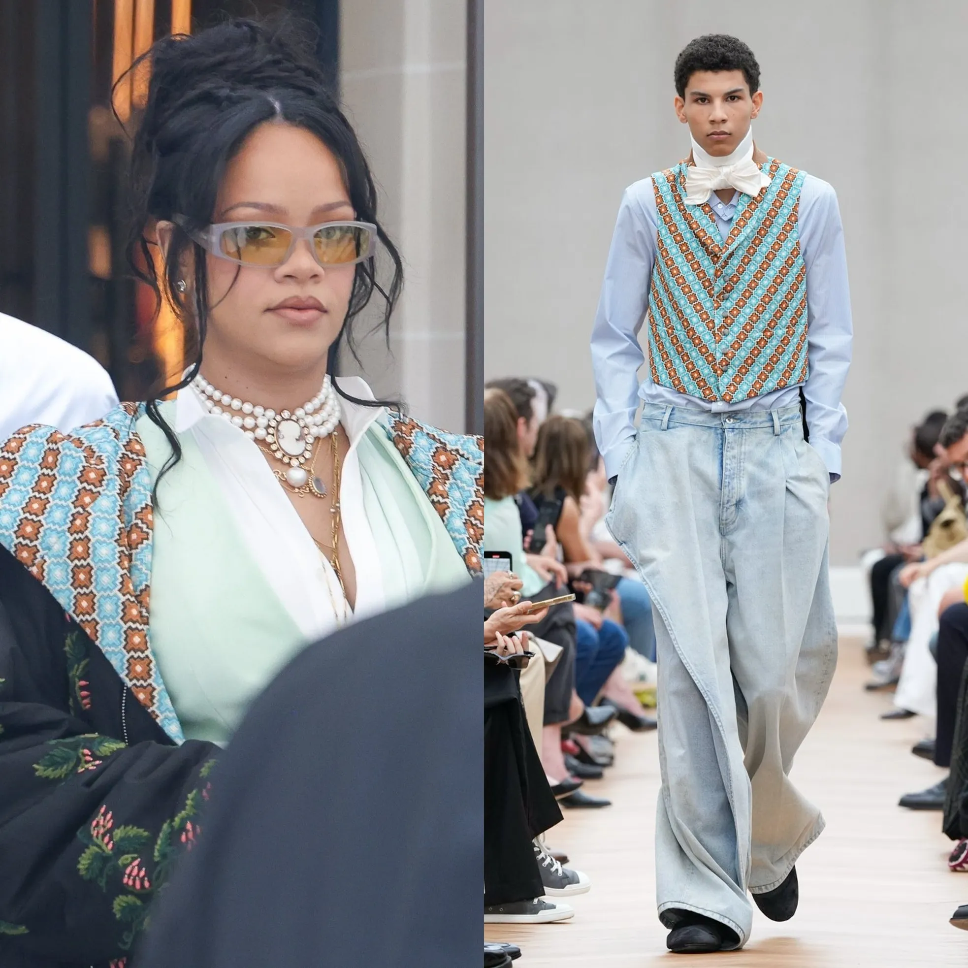 Show Dior tại Paris: Mingyu SEVENTEEN, TXT bảnh bao, “mẹ bầu” Rihanna gây choáng ảnh 14