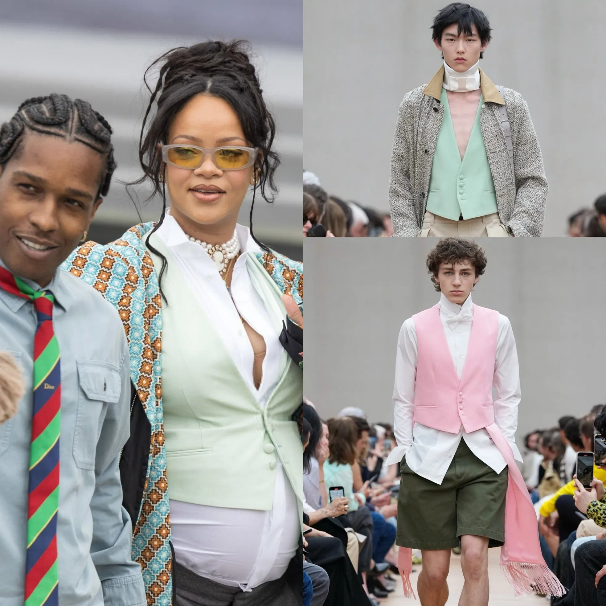 Show Dior tại Paris: Mingyu SEVENTEEN, TXT bảnh bao, “mẹ bầu” Rihanna gây choáng ảnh 15