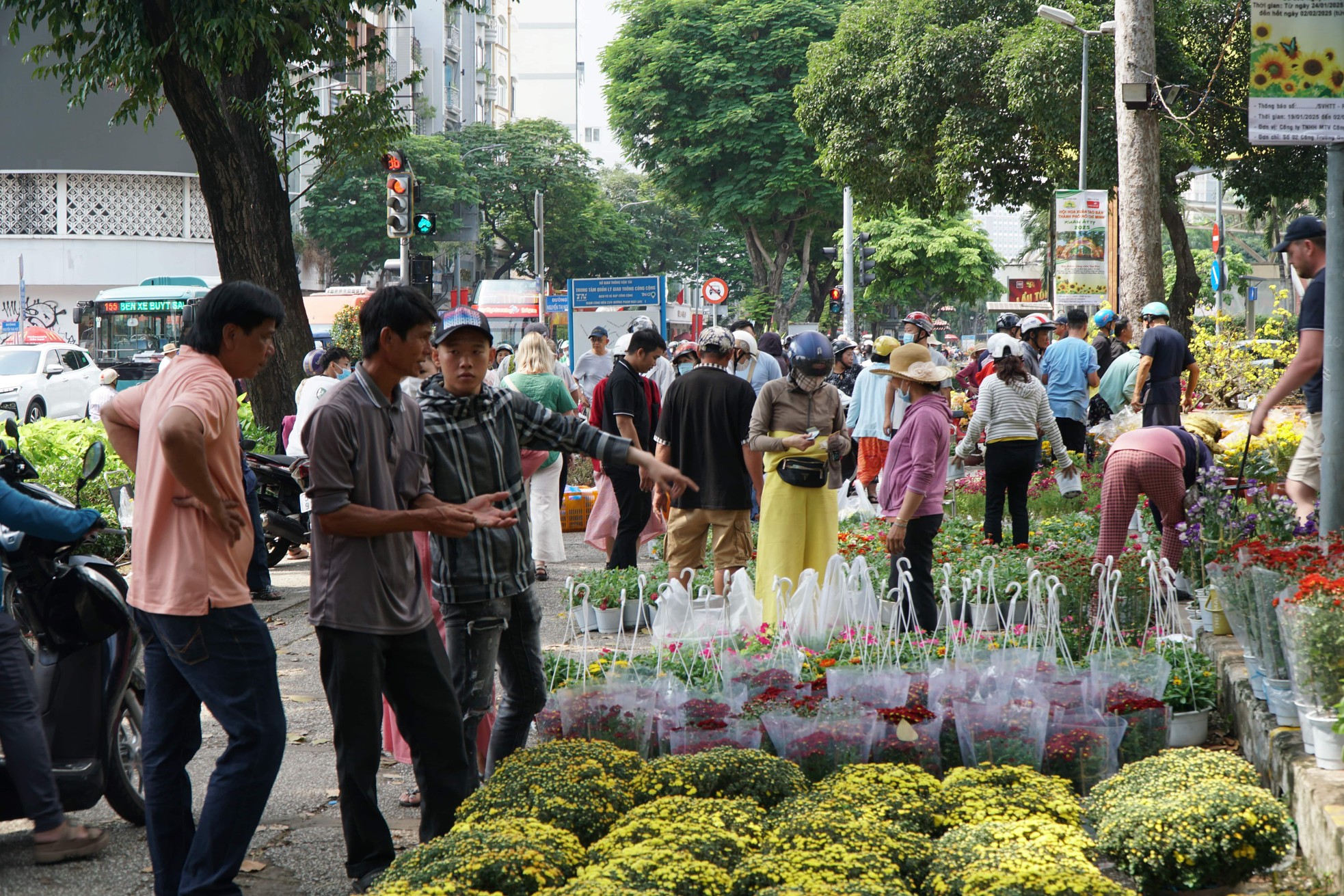 Ngày 29 Tết: Cứ 30 phút tiểu thương lại giảm giá cây để 'hút khách' ảnh 1