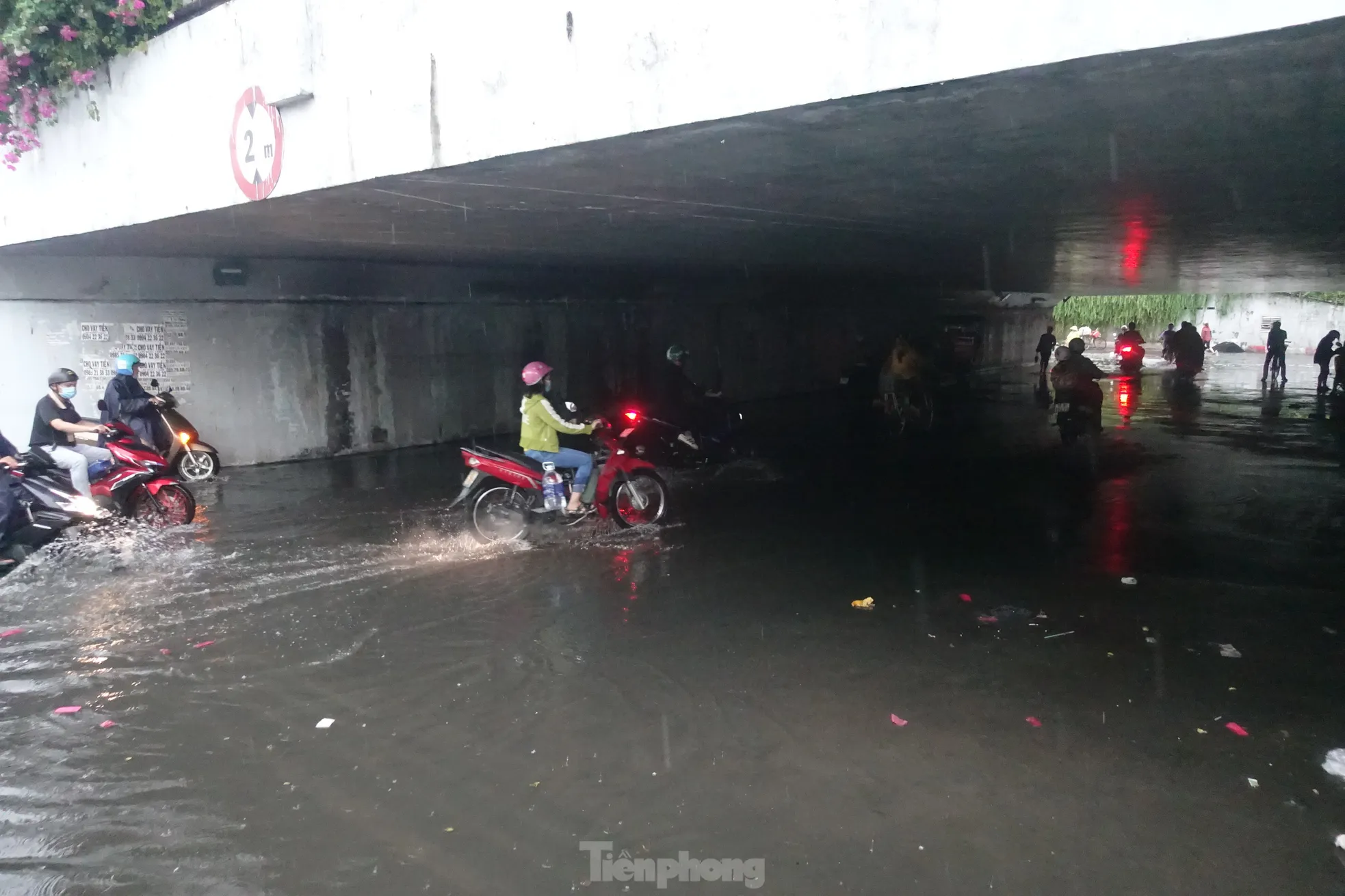 TPHCM mưa như trút gây ngập nặng, xe chết máy hàng loạt ảnh 6