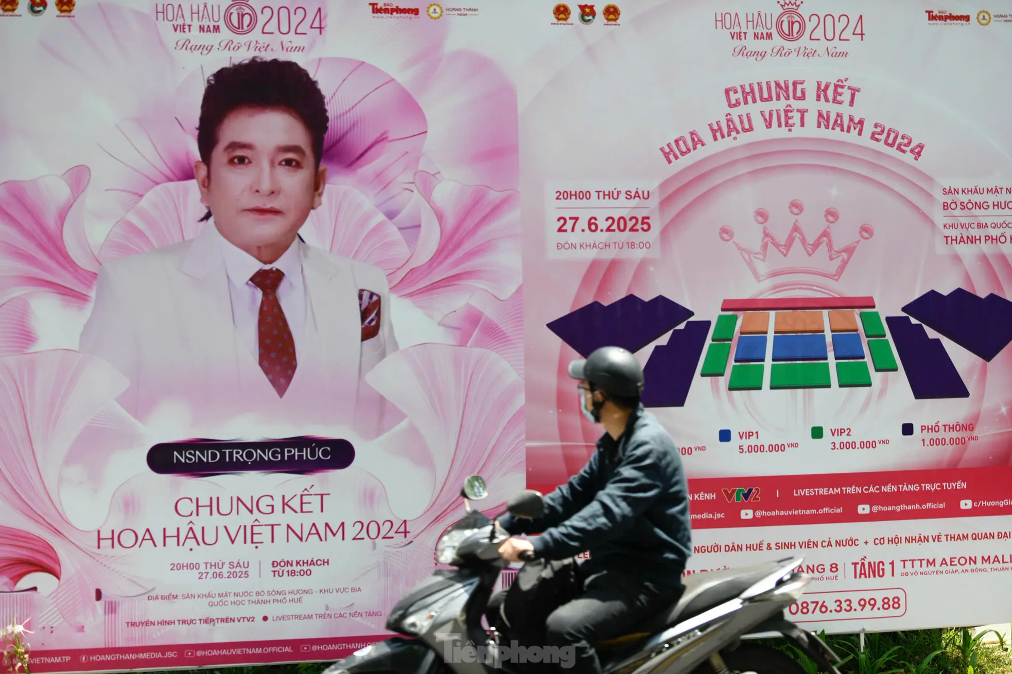 Thành phố Huế rực rỡ cờ phướn, pano chung kết Hoa hậu Việt Nam 2024 ảnh 4