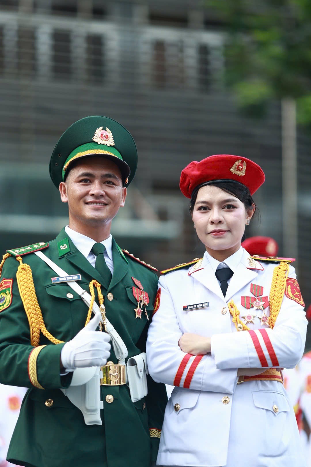 Cận nhan sắc nữ chiến sĩ trong Lễ diễu binh, diễu hành 30/4 ảnh 5