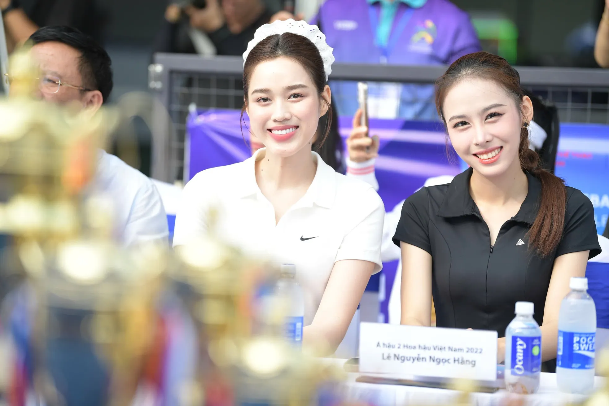 Sắc vóc Hoa hậu Hà Trúc Linh tại lễ khai mạc Giải Pickleball Việt Nam ảnh 13
