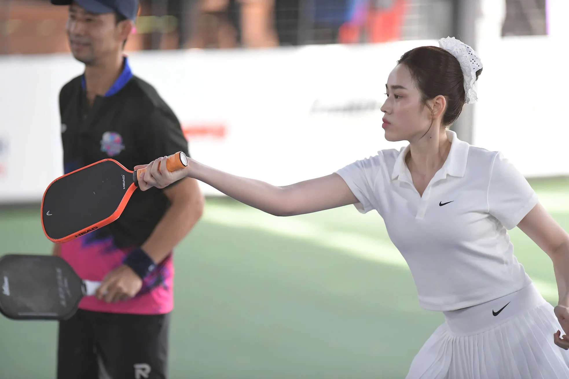 Đỗ Thị Hà, Ngọc Hằng căng thẳng trên sân ở Giải Vô địch Pickleball Việt Nam 2025 ảnh 14