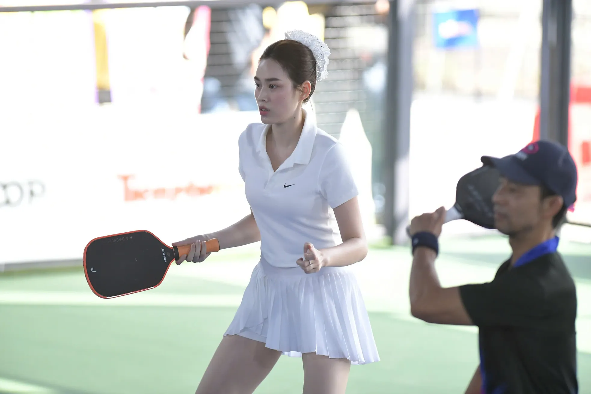 Đỗ Thị Hà, Ngọc Hằng căng thẳng trên sân ở Giải Vô địch Pickleball Việt Nam 2025 ảnh 13