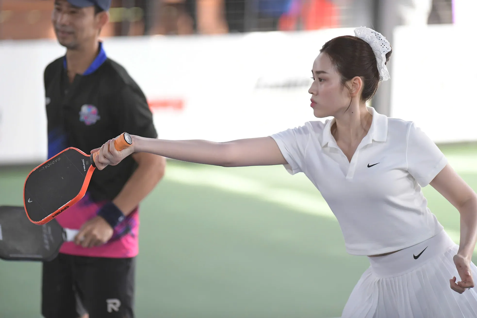 Đỗ Thị Hà, Ngọc Hằng căng thẳng trên sân ở Giải Vô địch Pickleball Việt Nam 2025 ảnh 10