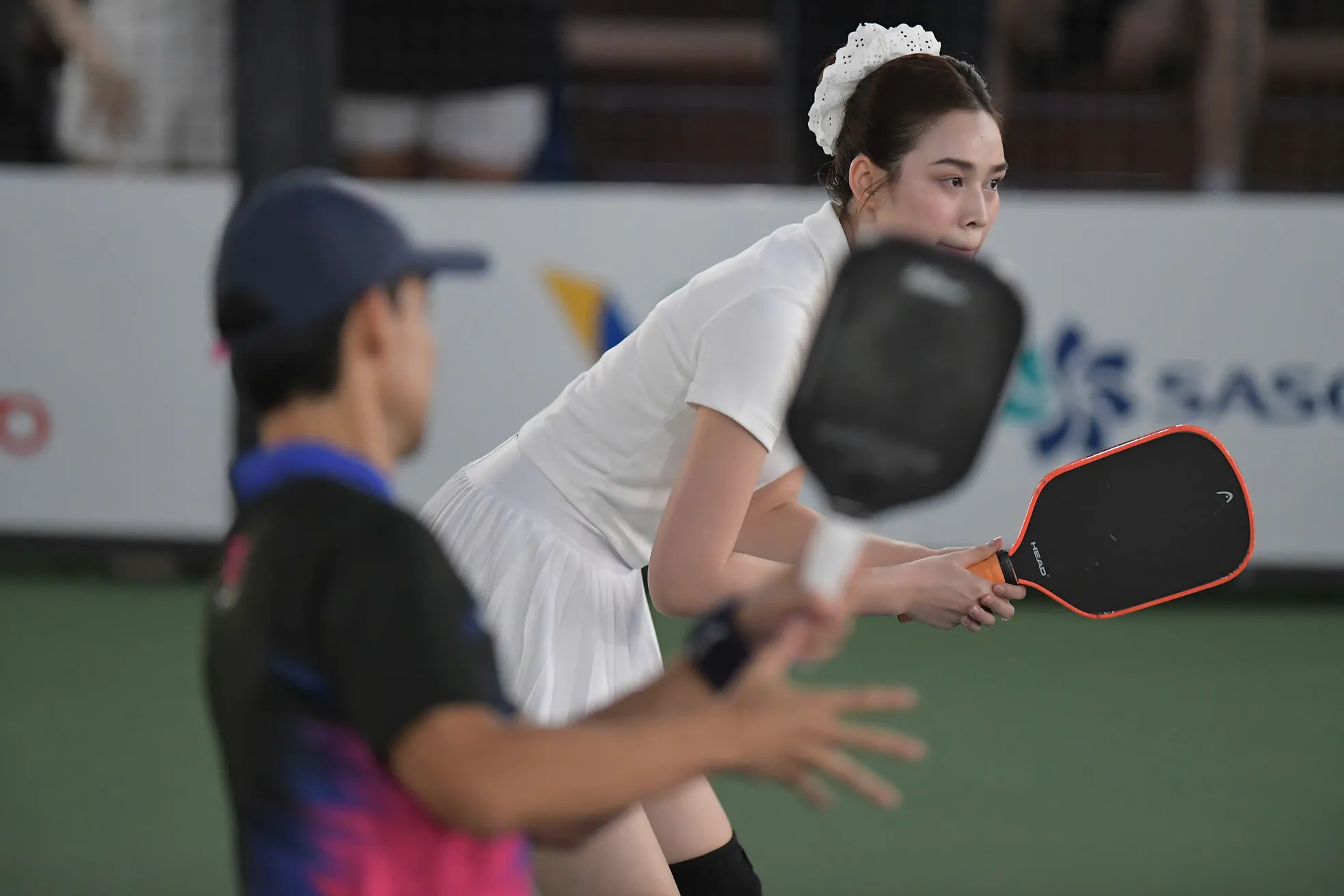 Đỗ Thị Hà, Ngọc Hằng căng thẳng trên sân ở Giải Vô địch Pickleball Việt Nam 2025 ảnh 9