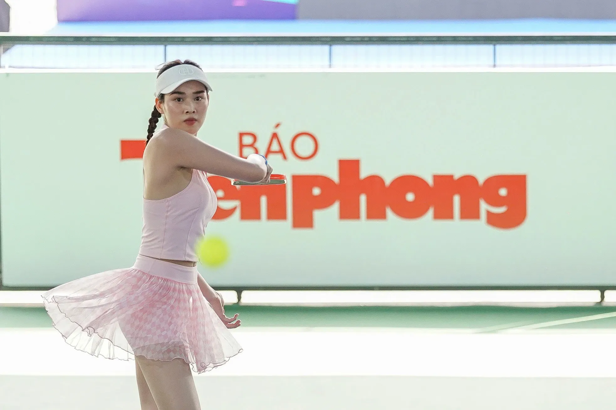 Đỗ Thị Hà và dàn người đẹp thi đấu ngày cuối ở Giải Vô địch Pickleball Việt Nam ảnh 8