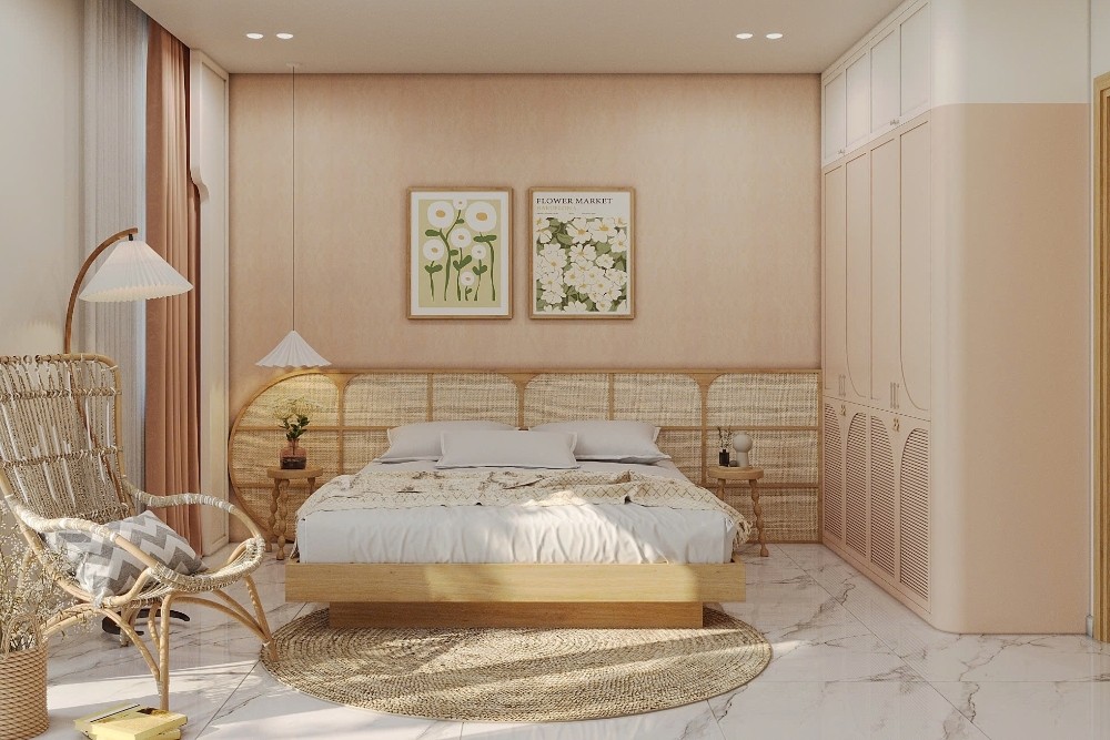 Cách thiết kế phòng ngủ 20m2 cá tính và đầy tiện nghi ảnh 3