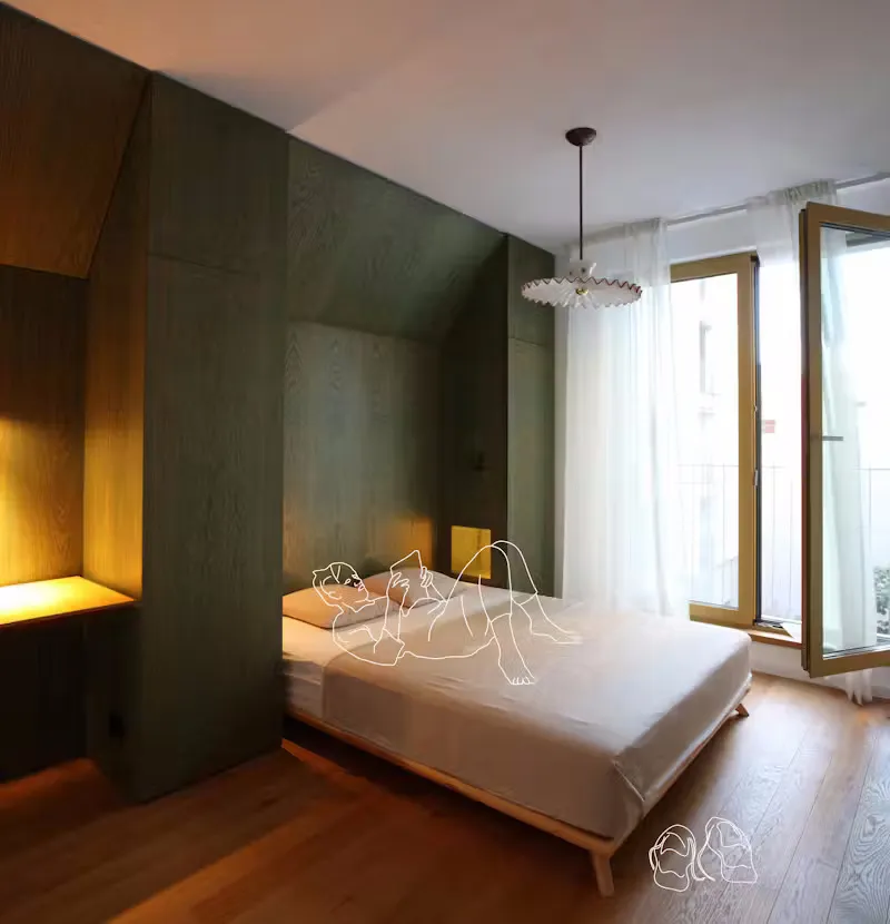Thiết kế vách ngăn linh động, tăng công năng trong căn hộ nhỏ ảnh 2